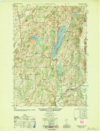 preview thumbnail of historical topo map of Washington County, NY in 1951