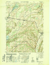 Download a high-resolution, GPS-compatible USGS topo map for East Springfield, NY (1949 edition)