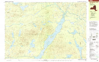 preview thumbnail of historical topo map of Hamilton County, NY in 1999