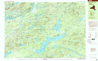 preview thumbnail of historical topo map of Hamilton County, NY in 1999