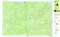 Download a high-resolution, GPS-compatible USGS topo map for Number Four, NY (1989 edition)