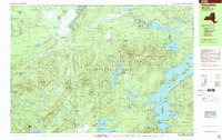 Download a high-resolution, GPS-compatible USGS topo map for Piercefield, NY (2001 edition)