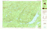 Download a high-resolution, GPS-compatible USGS topo map for Piseco Lake, NY (1990 edition)