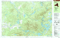 Download a high-resolution, GPS-compatible USGS topo map for Saint Regis Mtn, NY (2001 edition)