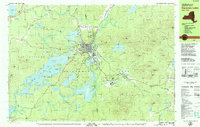 Download a high-resolution, GPS-compatible USGS topo map for Saranac Lake, NY (1979 edition)