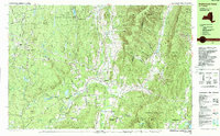 preview thumbnail of historical topo map of Rensselaer County, NY in 1988