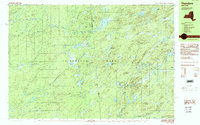 Download a high-resolution, GPS-compatible USGS topo map for Thendara, NY (1989 edition)