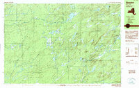 Download a high-resolution, GPS-compatible USGS topo map for Thendara, NY (1989 edition)