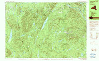 Download a high-resolution, GPS-compatible USGS topo map for Thirteenth Lake, NY (1990 edition)
