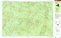 Download a high-resolution, GPS-compatible USGS topo map for Three Ponds Mountain, NY (1999 edition)