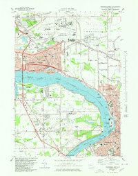 Download a high-resolution, GPS-compatible USGS topo map for Tonawanda West, NY (1980 edition)