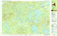 Download a high-resolution, GPS-compatible USGS topo map for Upper Saranac Lake, NY (1979 edition)