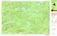 Download a high-resolution, GPS-compatible USGS topo map for West Canada Lakes, NY (1990 edition)