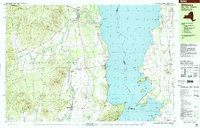 preview thumbnail of historical topo map of Essex County, NY in 1999