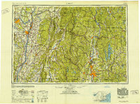 1948 Map of Albany, 1951 Print