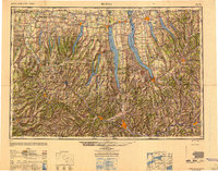1950 Map of Elmira