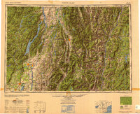 1950 Map of Glens Falls