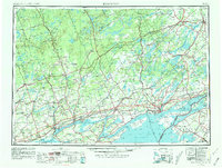 preview thumbnail of historical topo map of Jefferson County, NY in 1954