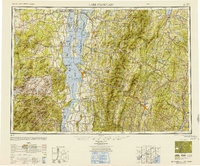 1950 Map of Lake Champlain