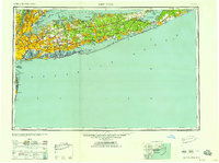 1958 Map of New York