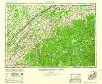 preview thumbnail of historical topo map of Ogdensburg, NY in 1961