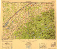 1951 Map of Ogdensburg, NY