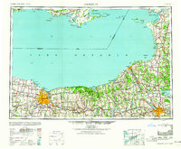 Download a high-resolution, GPS-compatible USGS topo map for Rochester, NY (1960 edition)