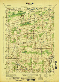 preview thumbnail of historical topo map of Genesee County, NY in 1944