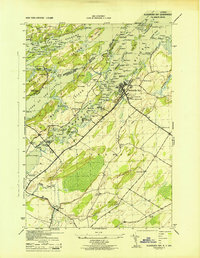 preview thumbnail of historical topo map of Alexandria Bay, NY in 1943