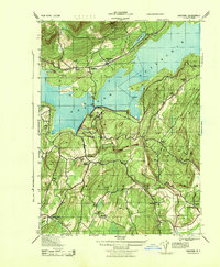 Download a high-resolution, GPS-compatible USGS topo map for Ashokan, NY (1944 edition)