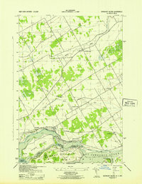 Download a high-resolution, GPS-compatible USGS topo map for Barnhart Island, NY (1943 edition)