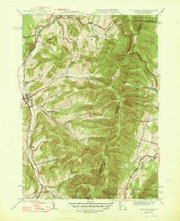 preview thumbnail of historical topo map of Rensselaer County, NY in 1948