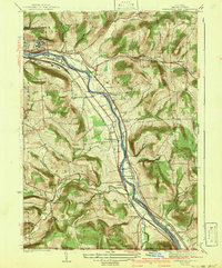 Download a high-resolution, GPS-compatible USGS topo map for Binghamton East, NY (1942 edition)