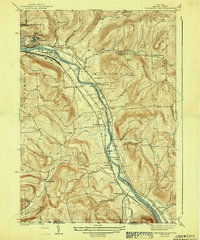 preview thumbnail of historical topo map of Broome County, NY in 1942