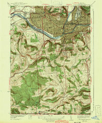 Download a high-resolution, GPS-compatible USGS topo map for Binghamton West, NY (1942 edition)