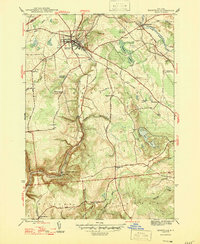 preview thumbnail of historical topo map of Oneida County, NY in 1947