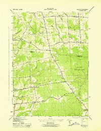 preview thumbnail of historical topo map of Oswego County, NY in 1943