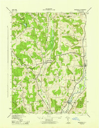 preview thumbnail of historical topo map of Madison County, NY in 1945