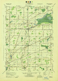preview thumbnail of historical topo map of Genesee County, NY in 1944