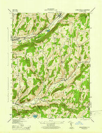 Download a high-resolution, GPS-compatible USGS topo map for Charlotteville, NY (1945 edition)