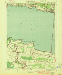 Download a high-resolution, GPS-compatible USGS topo map for Cleveland, NY (1944 edition)