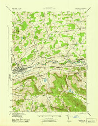 Download a high-resolution, GPS-compatible USGS topo map for Cobleskill, NY (1945 edition)