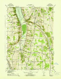 preview thumbnail of historical topo map of Livingston County, NY in 1942