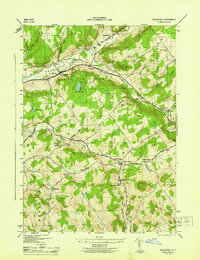 Download a high-resolution, GPS-compatible USGS topo map for Davenport, NY (1945 edition)