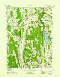 preview thumbnail of historical topo map of Onondaga County, NY in 1944