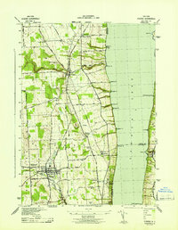 Download a high-resolution, GPS-compatible USGS topo map for Dundee, NY (1943 edition)