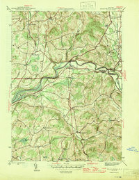 Download a high-resolution, GPS-compatible USGS topo map for Eagle Bridge, NY (1946 edition)