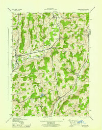Download a high-resolution, GPS-compatible USGS topo map for Edmeston, NY (1945 edition)
