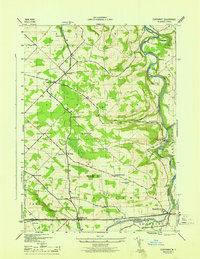 preview thumbnail of historical topo map of Montgomery County, NY in 1946