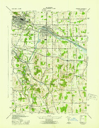 Download a high-resolution, GPS-compatible USGS topo map for Fairport, NY (1943 edition)